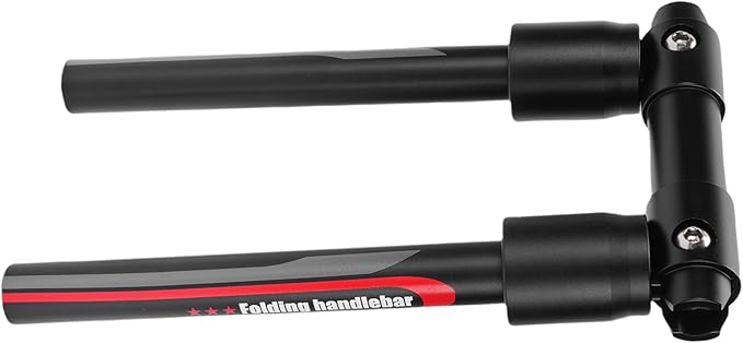 Foldable Bike Handlebar, Quick Release Space Saving Design Durable Aluminum Handlebar for Mountain Bikes Scooters Commuters Travel Urban Riding