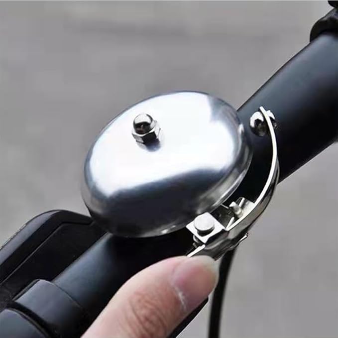 Bicycle Retro Bell Leisure Bicycle Dial Bell Aluminum Silver Gold Coffee Brown Bicycle Bell Bicycle Bell