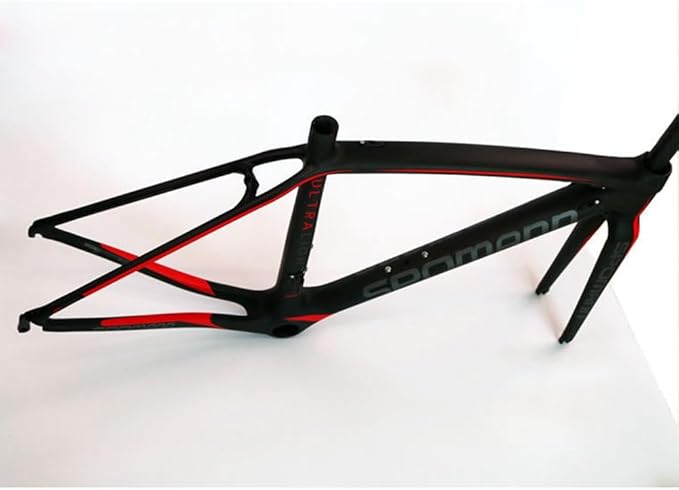 TUJISEK 700C Road Bikes Frame Carbon Fibre Frameset with Fork 47/50/52/54/56CM Frame C Brake QR 130MM Semi Internal Routing Ultra Light 750g