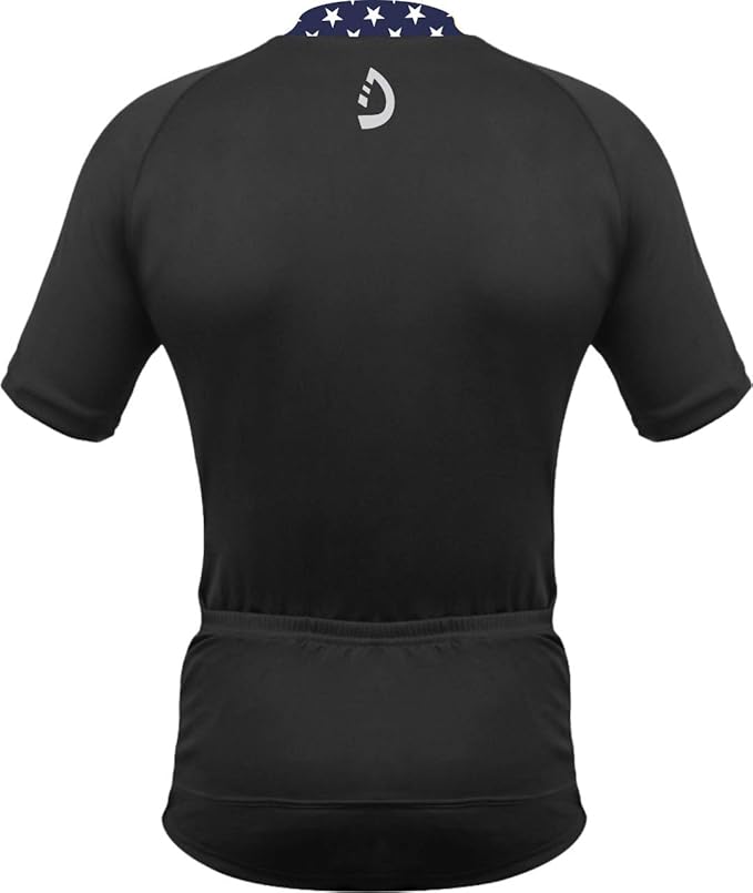 Mens Cycling Jersey Short Sleeve Biking Summer Shirt Breathable 3 Rear Pockets, Bicycling Top/Shirt