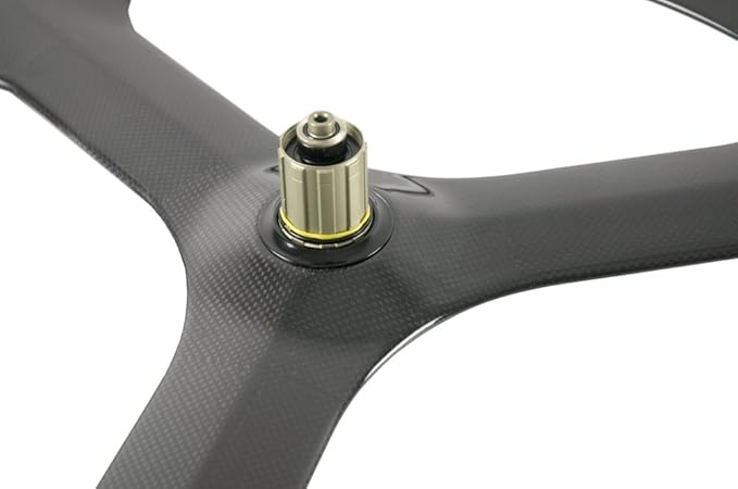 Superteam 70mm Road Bike 3 Spoke Wheelset Tri-Spoke Wheel Clincher 700c