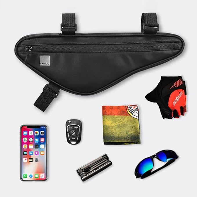 Bike Storage Frame Bag 121469 Bicycle Top Tube Triangle Bag Water Resistant Cycling Pack Bike Pouch Storage Bag (122057)