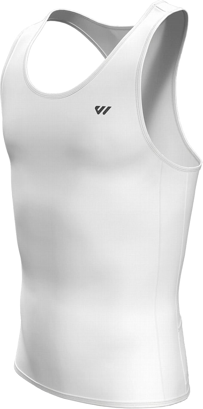 Lo.gas Sleeveless Cycling Jersey Men, Biking Base Layer Breathable and Lightweight with Back Pocket Sports Vest