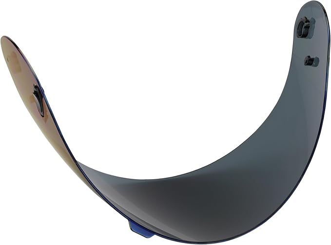 LKV HJ-09 Visor Replacement Face Shield Motorcycle Helmet Visor Anti-Scratch for CL-15 CL-16 CL-17 CL-SP CS-R1 CS-R2 CS-R3 FS-10 FS-15 IS-16 (Chrome Colourful)