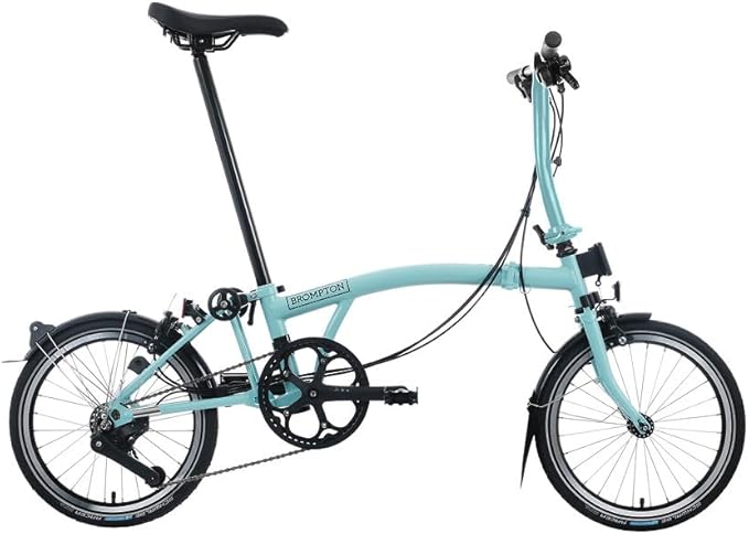 Brompton Folding Commuter Bike C Line 12-Speed | Compact, Lightweight, Urban Bike for Adults