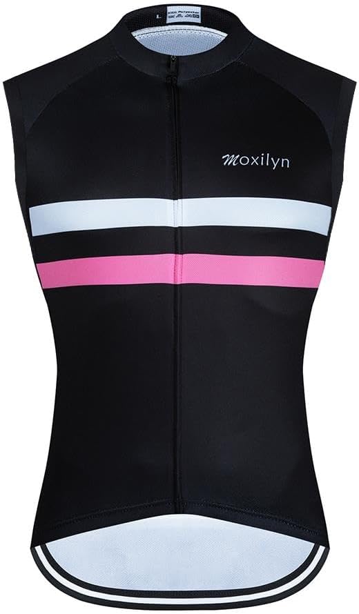 MOXILYN Men's Cycling Jersey Sleeveless Vests Bike Tank Quick Dry Bicycle Shirts Breathable Riding Clothing Top