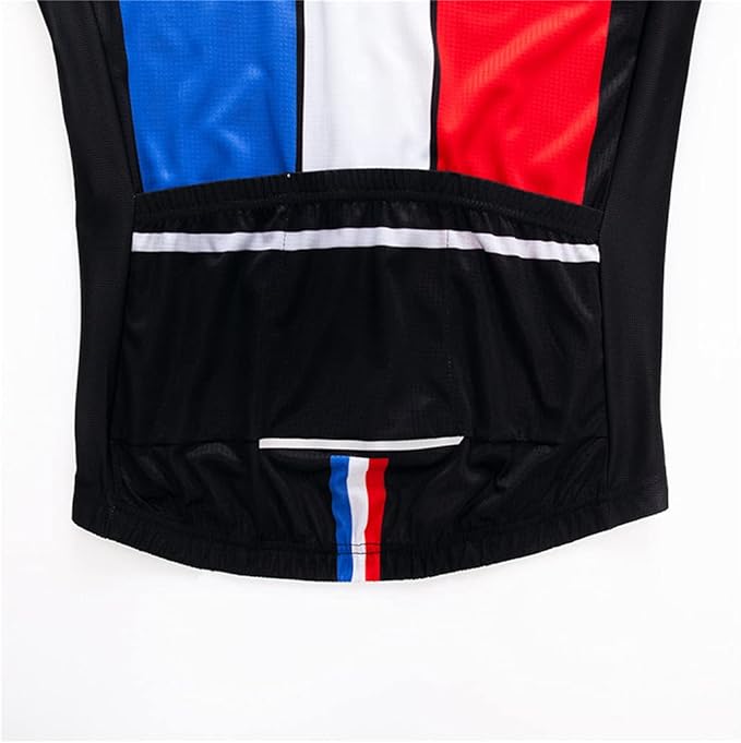 Hotlion Men's Cycling Jersey Sets Gel Pad Summer Bike Clothing Suit Breathable Bike Clothes with 3 Rear Pockets