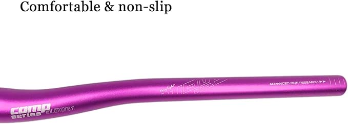 Wake 31.8mm MTB Mountain Bike Handlebar, Aluminum Alloy Mountain Bike Bicycle Riser Handlebar Extra Long 720/780mm with Paint Matte Surface (Purple, 780mm)