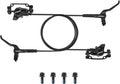 MEROCA M800 Mountain Bike Hydraulic Disc Brakes Hydraulic Bike Brakes Front 800mm and Rear 1400mm with PM Adapter for 160mm Rotor