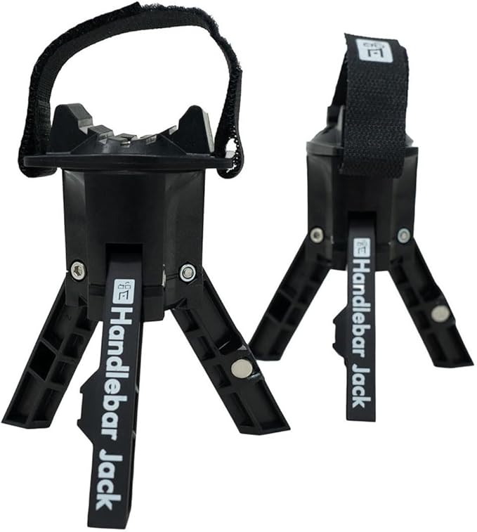 The Original Handlebar Jack Portable Repair Stand V3 | Made in the USA | 3.7" Ground Offset, for Bicycles, eBikes | Compatible w All Electric Bikes