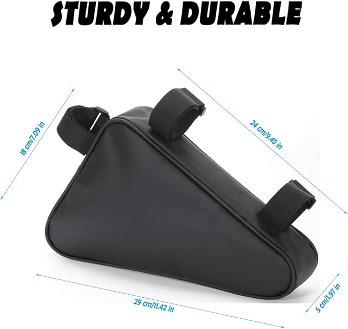 ITSCOOL Bike Frame Storage Bag Waterproof Bicycles Triangle Pouch Top Tube Bike Bag Tool Accessories for Mountain Road Bike MTB