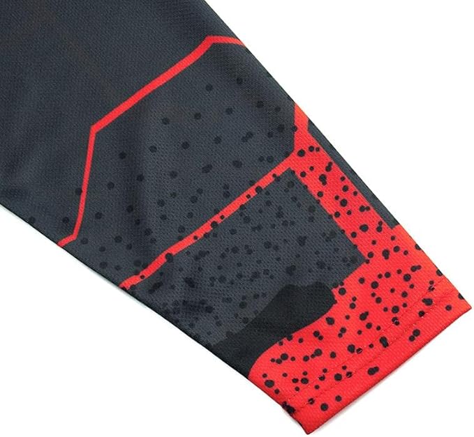 Men's MTB Shirt Long Sleeve Off-Road Motocross Cycling Jersey Mountain Bike Shirts Quick-Dry Moisture Wicking