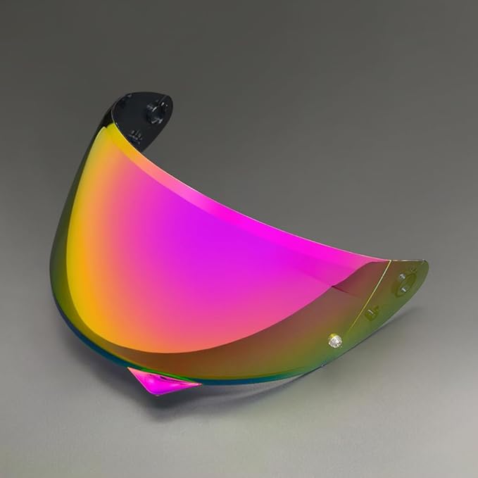 HJ-34P Helmet Visor Replacement for HJC C10.Motorcycle Helmet Shield UV Protection Compatible with HJC C10 (Revo Pink Gold)