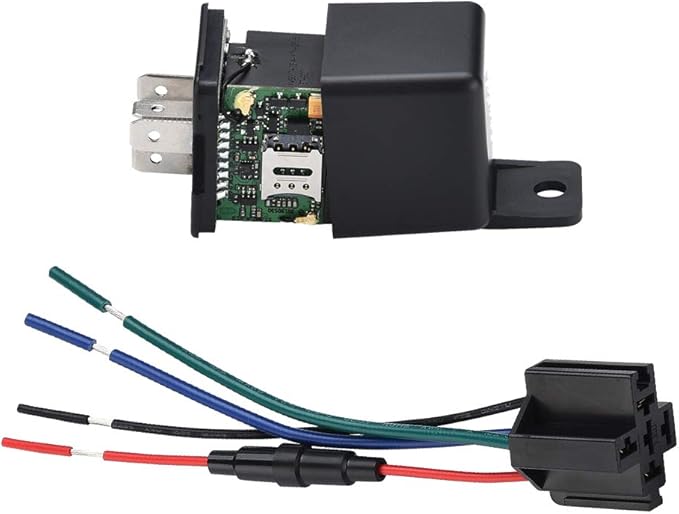SinoTrack 4G GPS Tracker for Vehicles,Vehicle Device Locator Car Relay Tracker Real Time ST-907L Hidden Location Device with No Monthly Fee Tracking System for Car Motorcycle Truck Taxi