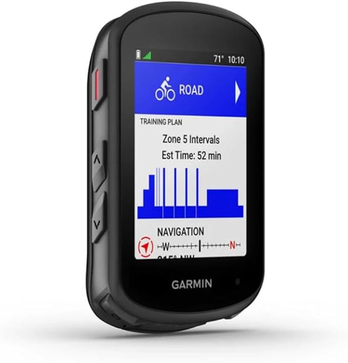 Garmin 010-02694-00 Edge 540, Compact GPS Cycling Computer, Device Only Bundle with Workout Cooling Sport Towel and Deco Essentials Wearable Commuter Front and Rear Safety Light