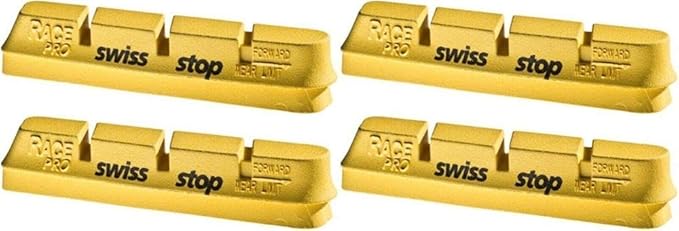 SwissStop RacePro Brake Pads (Fits Campagnolo), 4 Pads (Complete Bike)