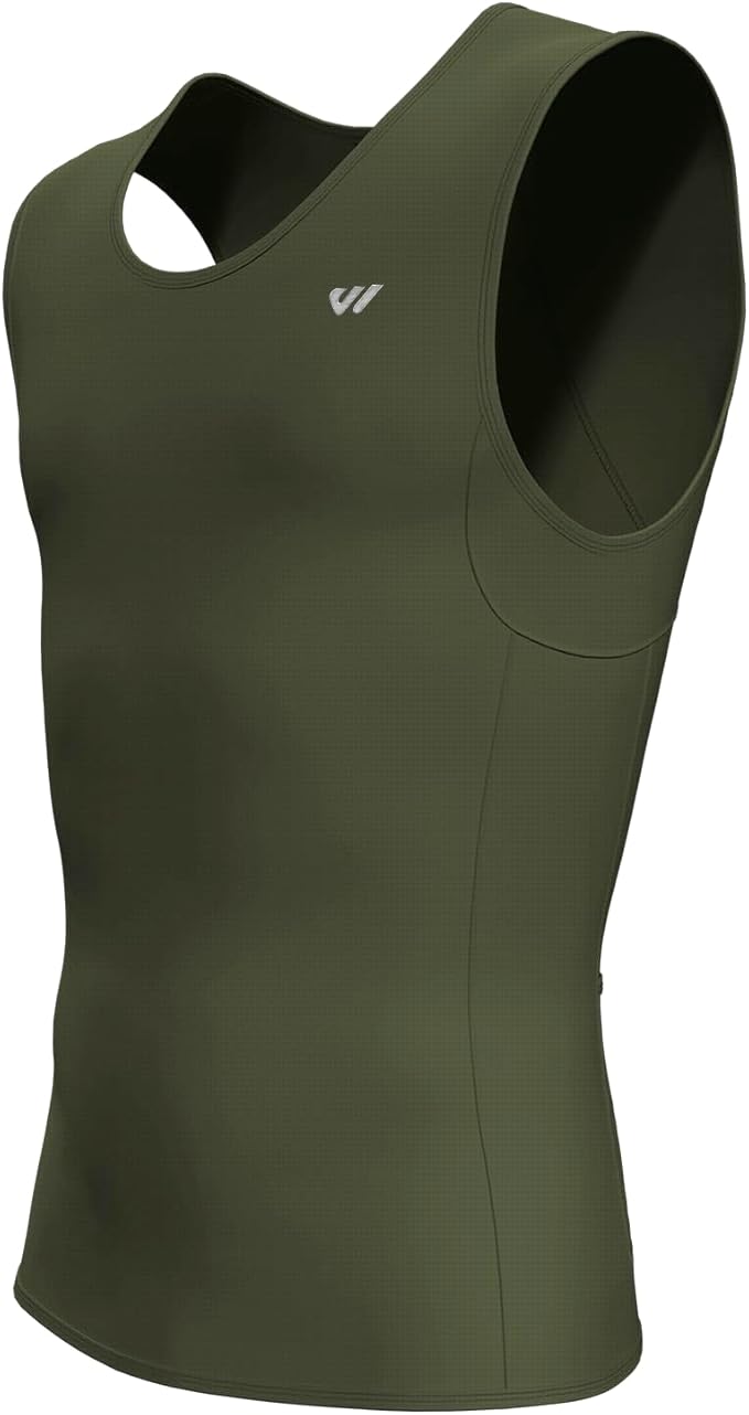 Lo.gas Sleeveless Cycling Jersey Men, Biking Base Layer Breathable and Lightweight with Back Pocket Sports Vest