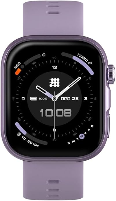 Cubitt Viva 2 Smartwatch, 1.85” AMOLED, Phone-Connected GPS, VITA AI Assistant, AI Coach, Health Monitoring, Sleep Score, 100+ Sports Modes, 3ATM Water Resistant, 8-Day Battery