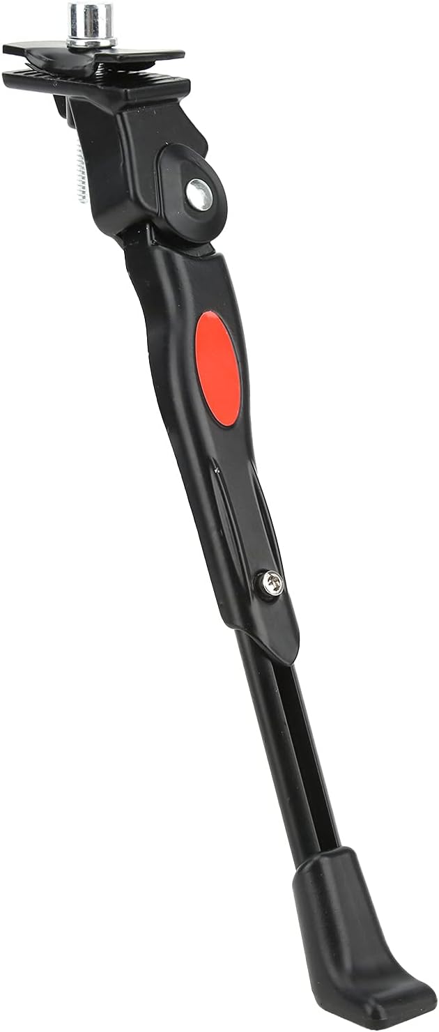 Fabul Bike Kickstand, Aluminum Alloy Kickstand, Portable Bicycle Kickstand, Adjustable Center Mount Aluminum Alloy Kick Stand Rest for for 24" 26" 27" Wheel Mountain Bike Road Bicycle