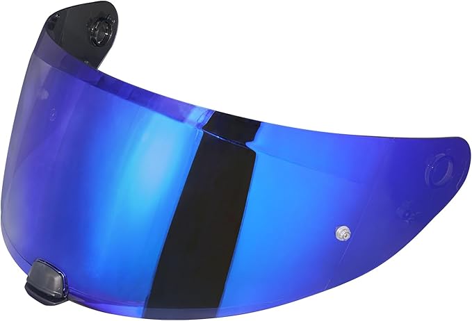 VCOROS I70 Helmet Visor Replacement Face Shield Accessories Compatible With HJ-31 i10 (Chrome Blue)