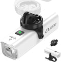 TOWILD CL1200 Bike Lights for Night Riding,Compatible with Garmin/GoPro Mount,1200 Lumen Bright Bike Headlight,Rechargeable Battery,Waterproof Bike Front Light for Commuter Cyclists