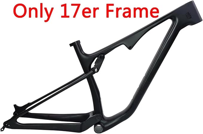 29er Mountain Bike Full Carbon Fiber Frame Thru Axle Disc Brake Fully Suspension(Only 17er Frame)