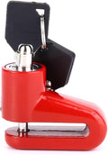 Bike Disc Brake Lock, Motorcycle Wheel Lock Brake Lock Security Brake Padlock Anti Theft Waterproof for Adult Mountain Road Motorbike Scooter Sportbike Racing Cycling with Mounting Bracket Two Keys
