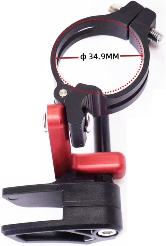 Chain Guide Mountain Bike, MTB Chain Guide, Chain Guide Protector Aluminium Alloy, Bicycle Chain Protector, Clamp Mount Chain Stabilizer, Bike Chain Guard For Most Bicycle black 34.9 clamp ring