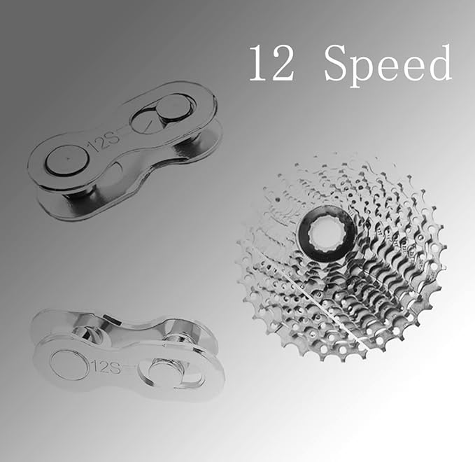 4 Pairs Bicycle Missing Link 1/6/7/8/9/10/11/12 Speed Chain Reusable Steel Bike Chain Link