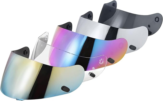 HJ-09 Helmet Visor Face Shield Compatible with CL-15/ CL-16/ CL-17/ CL-SP/AC-12 /FS-10/ CS-R1/ IS-16/ CS-R2/ TR-1 (Black)