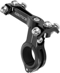 Bicycle Water Bottle Cage Holder Adapter Adjustable MTB Road Bike Handlebar Water Bottle Holder Seat Post Bottle Mount (Double Black)