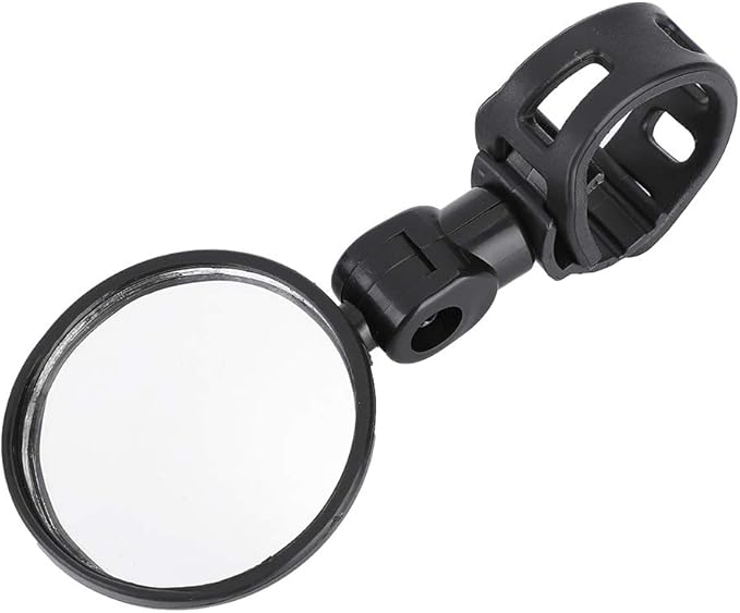 Handlebar Mirror, Rotatable Rear View Mirror, Adjustable End Mirror for Mountain Road Bike, 1 Pack