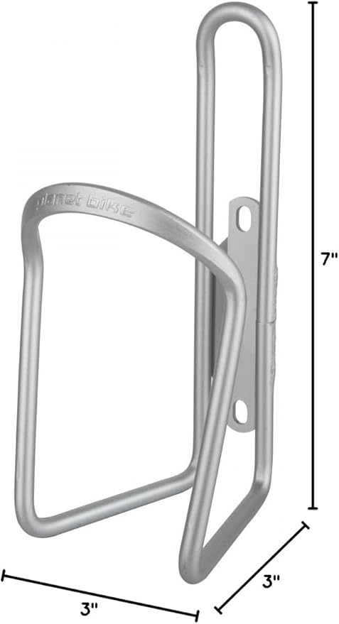 Planet Bike Aluminum Water Bottle cage, Silver