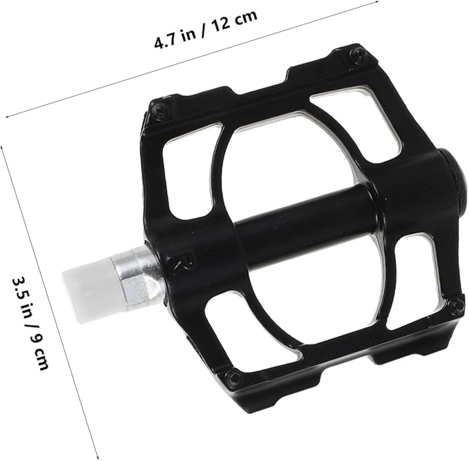 BESPORTBLE 1pair Folding Bike Pedals Aluminum Alloy Compact and Portable Design Easy Installation Versatile for Mountain and City Cycling Non Slip Wide Flat Footrests