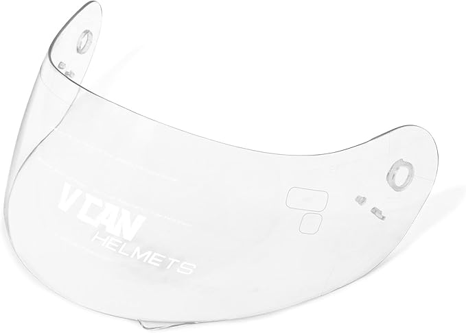 VCAN VX Lightweight Full Face Motorcycle Street Bike Helmet with Extra Tinted Visor, Coolmax Technology & OTG Ready, DOT Approved