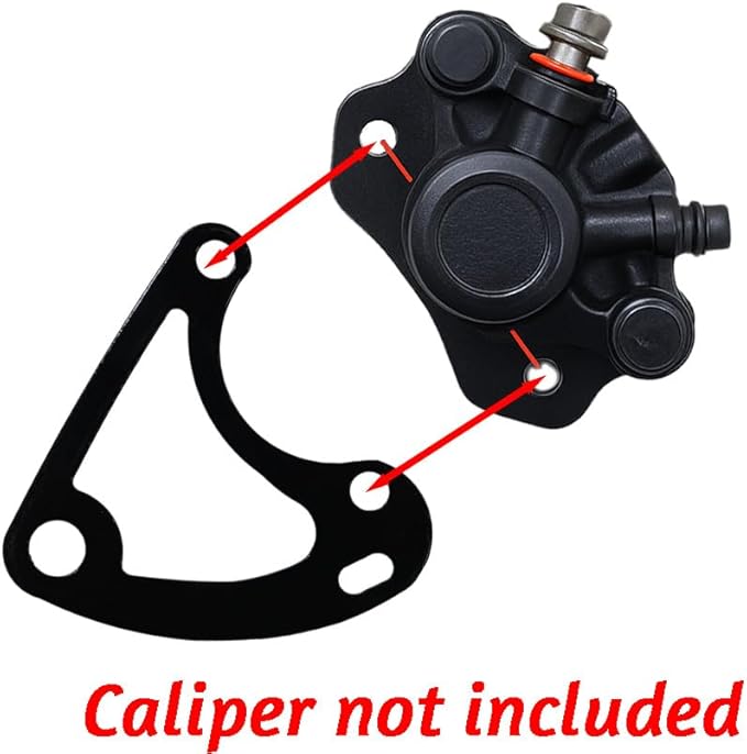 JMCHstore Mini Bike Hydraulic Brake ATV Caliper Bracket kit for Monster Mega Moto MMB80 80cc FRP GMB100 98cc, For Coleman RB100 RT100 Heavy-Duty Steel Bolt-On Conversion Plate