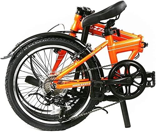ZiZZO Via 20” Folding Bike-Lightweight Aluminum Frame Genuine Shimano 7-Speed 26lb | Lightweight, Genuine Shimano, 26lb