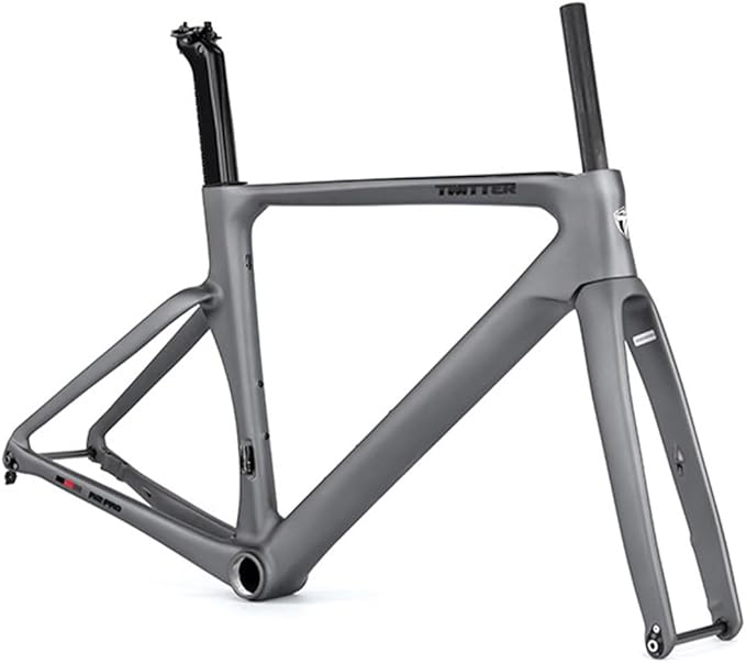 Carbon Road Bike Frameset 700c Disc Brake Bike Frame 46/48/50/52/54cm Breakwind Racing Frame Thru Axle 12 * 100/12 * 142mm Internal Routing