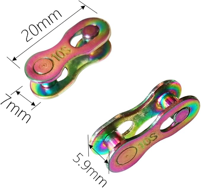 4 Pairs Bicycle Missing Link 1/6/7/8/9/10/11/12 Speed Chain Reusable Steel Bike Chain Link