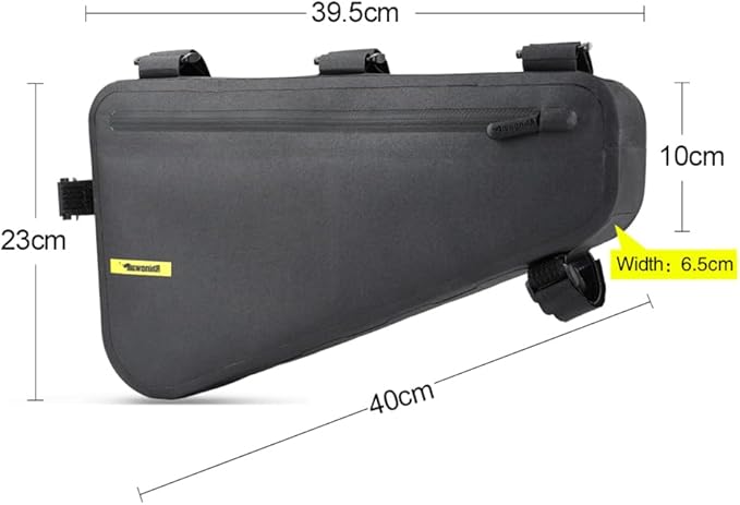 Rhinowalk Bike Frame Bag Bike Triangle Bag Waterproof top Tube Under The Bag, Suitable for Road Mountain Bike Sports, Gravel Bike