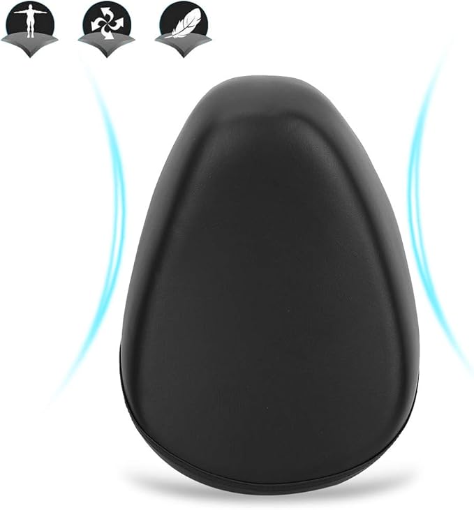 Bike Saddle, Shockproof Folding Anti-Slip Lightweight Durable Comfort Saddle Easy Install for Electric Bike Commuters Cyclists Urban Riders Touring Trips City Commutes