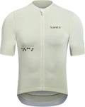 Santic Men's Cycling Jersey Short Sleeve Tops Bicycle Bike Shirt Full Zipper UPF 50+ Bicycle Jersey with Pockets