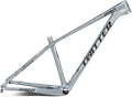 27.5er 29er Bike Frame 15''/17''/19'' Hardtail Mountain Bike Frame XC/AM Carbon Rigid Frame Disc Brake QR 135mm Internal Routing(Light Gray,27.5 * 15'')