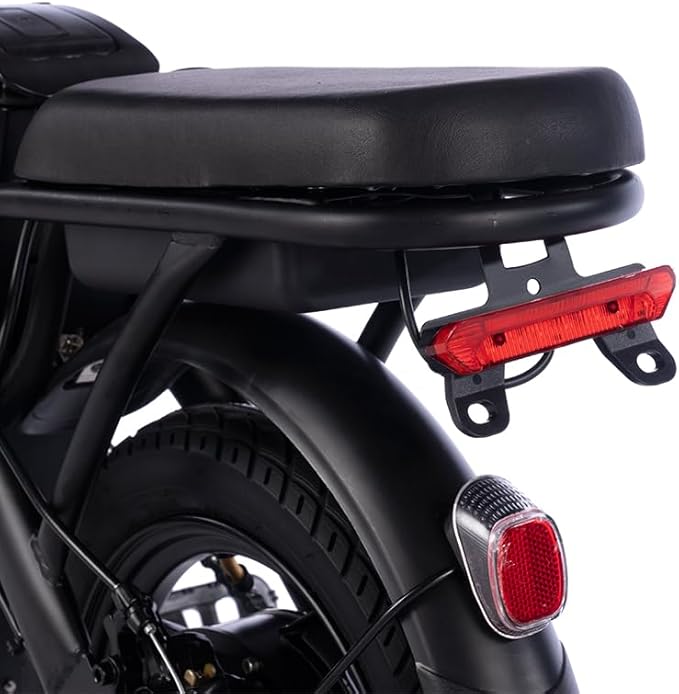 14-inch Folding Electric Bicycle, 330 Pound Load-bearing Capacity, 20 Mph, 18-28mile Range, 48V Lithium Battery, Front Headlight & Disc Brake, Alloy Steel Frame, City Commuting, Sturdy Structure,