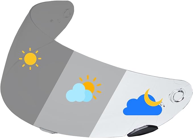 Qualifier Helmet Visor Replacement, Motorcycle Helmet Face Shield Compatible with Bell Qualifier/Star/Vortex/RS-1/RS-2