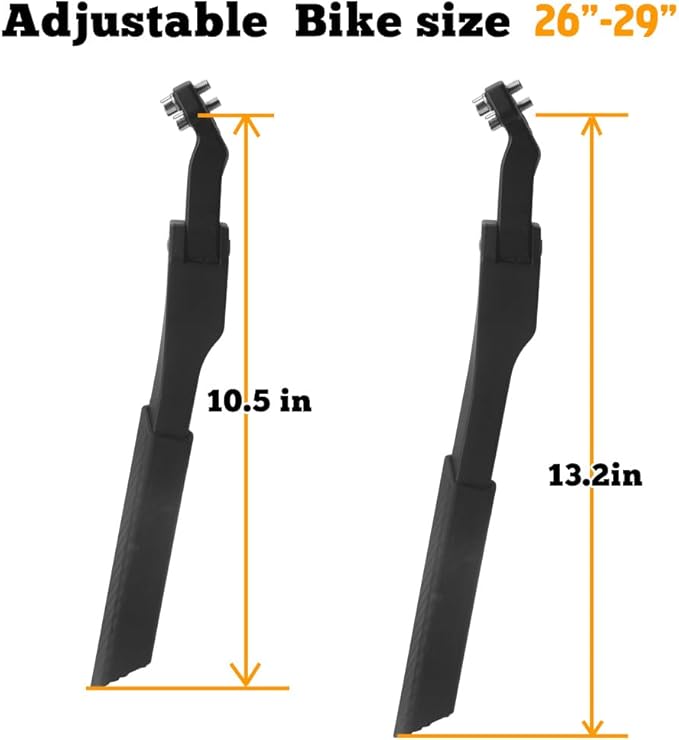 Kickstand Adjustable Heavy Duty Rear Mount Bicycle Aluminum Alloy Kick Stand for 26-29inch EBike,Mountain Bike,Dirt Bike (40mm)