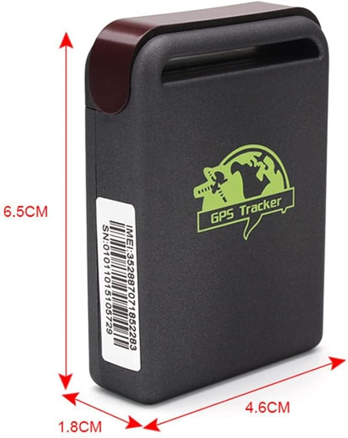 Eaglerich Vehicle GPS Tracker Real Time GSM GPRS GPS Tracker TK102B Car Tracking Locator Device Remotes Control Over Speed Alarm for Cars/Pets/Kids/ELD Men