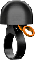 Spurcycle Compact Bell - 22.2mm, Black/Orange
