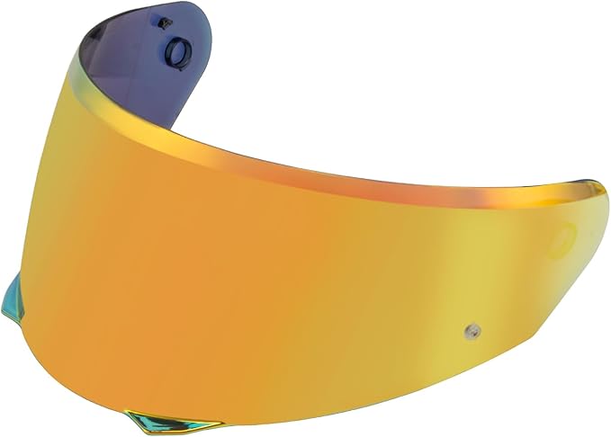 PSLER i90 Visor - HJ-33 Helmet Tinted Visor i90 Face Shield Motorcycle Helmet Visor for i90 HJ-33,Deep Gold Red