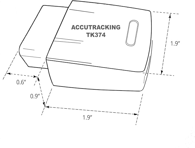 AccuTracking OBD GPS Tracker for Vehicles, Location History, GeoFence, Driving Alerts, Car Diagnostic Data, Subscription Needed, No Activation Fee, No Cancellation Fee, for Teens, Elderly, Fleet